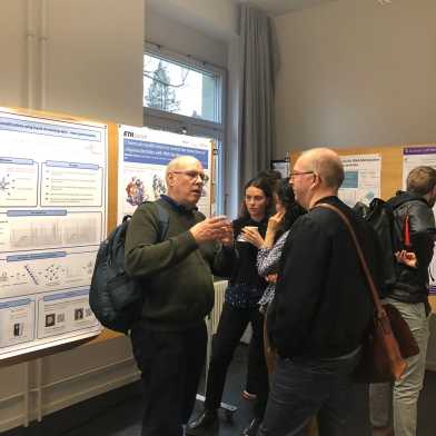 Prof. Jonathan Hall and Mathilde Vincent at 2nd Swiss RNA Therapeutics Summit in Bern 2024